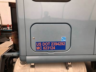 Peterbilt 387 Sleeper Door