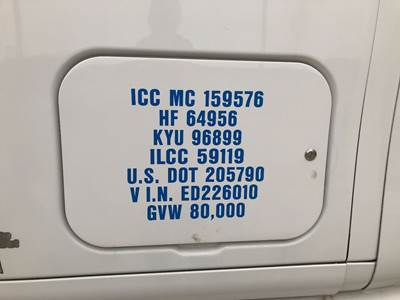 Peterbilt 587 Sleeper Door