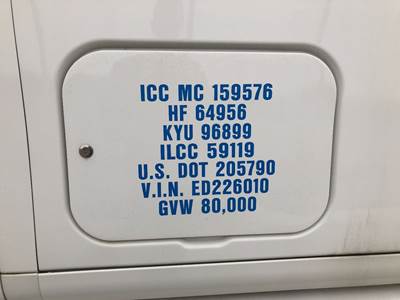 Peterbilt 587 Sleeper Door