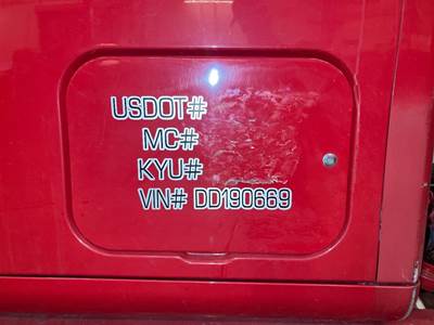 Peterbilt 587 Sleeper Door