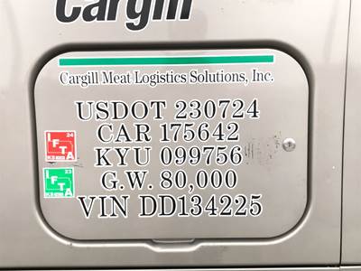 Peterbilt 587 Sleeper Door