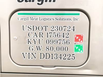 Peterbilt 587 Sleeper Door