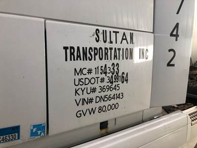 Volvo VNL Sleeper Door