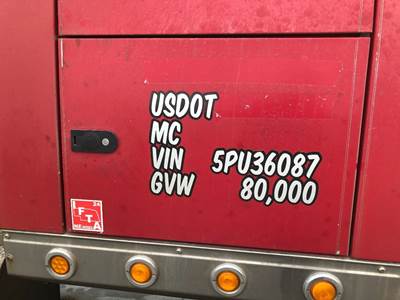 Western Star 4900FA Sleeper Door