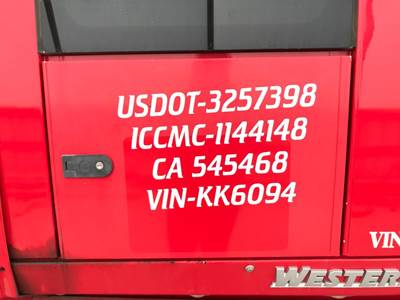 Western Star 5700 Sleeper Door