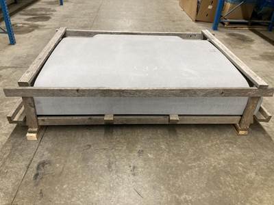 (New) Misc Equ Other Color: Grey Primer Ref# 01-101518 Ultra-Flat Top Style 63 Inch Conversion Sleeper Cap For 63 Inch Peterbilt Ultra Cabssome