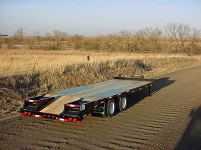 Neville 30x102 Tandem Axle Steel Tag Trailer - Fixed Axle