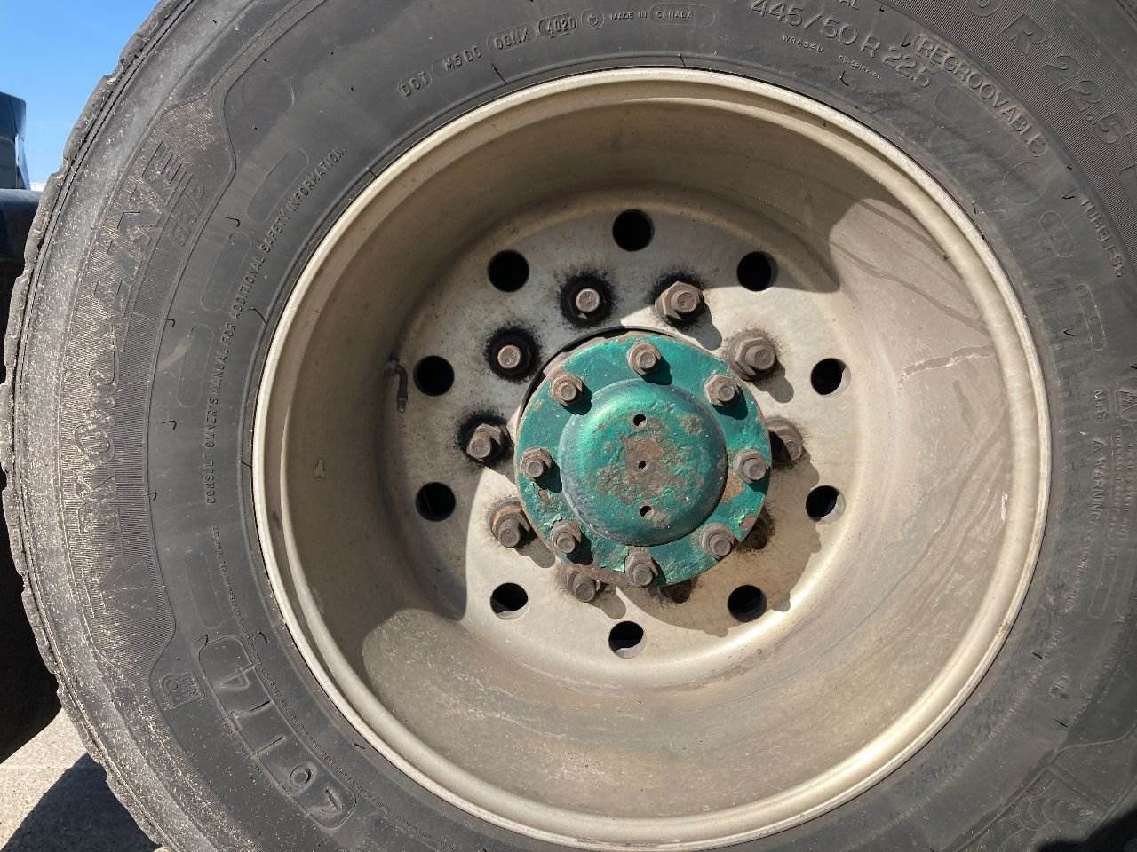 2012 PILOT SUPER SINGLE Tire & Rim for a Freightliner Columbia 120 For