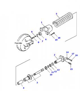 Komatsu PC400LC-6LM Track Tensioner / Adjuster