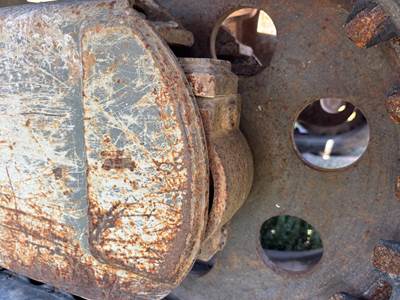 Takeuchi TL12V2 Track Tensioner / Adjuster for a Takeuchi TL12V-2