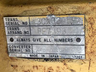 Caterpillar D4H II Transmission