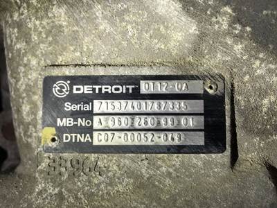 Detroit DT12-OA Transmission for a Freightliner Cascadia