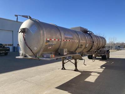 Heil 42x96 Tandem Axle Aluminum Water Tank Trailer - Air Ride, Fixed Axle