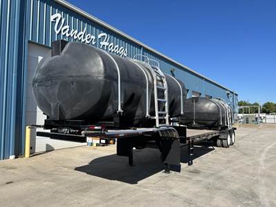 Neville 40x102 Tandem Axle Water Tank Trailer - Spring, Fixed Axle