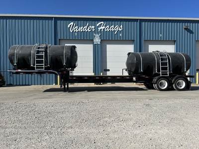 Neville 42x102 Tandem Axle Water Tank Trailer - Spring, Fixed Axle