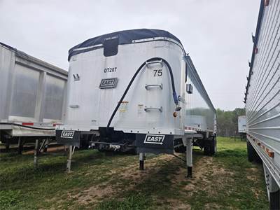 East 39 ft Frameless End Dump Trailer - Tandem Axle, Aluminum