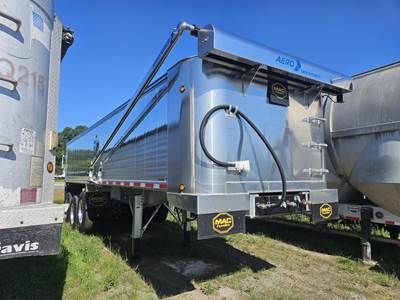 MAC 28 ft Frame End Dump Trailer - Tri Axle, Aluminum, Air Ride