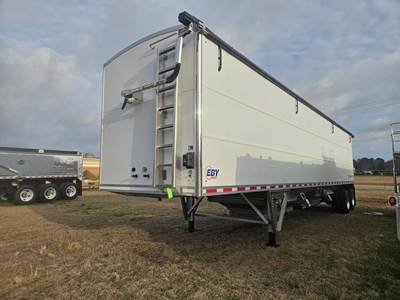 Eby 42x102 Aluminum Hopper / Grain Trailer - Air Ride, Fixed Axle