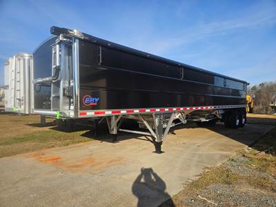 Eby 40x96 Aluminum Hopper / Grain Trailer - Air Ride, Fixed Axle