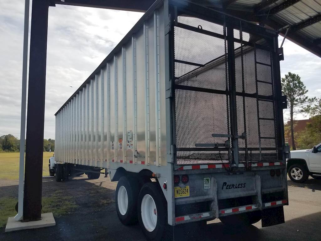 2017 Peerless 45x102 Tandem Axle Aluminum Live Floor Trailer Spring