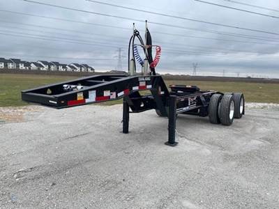 Trail King Tandem Axle Steel Lowboy Trailer - Air Ride, Fixed Axle