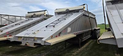 Construction Trailer Specialists (CTS) 42' TRI AXLE Tri Axle Steel Belly Dump Trailer - Spring, Fixed Axle