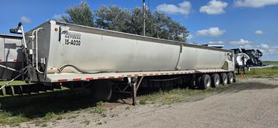 Aulick 53x102 Quad Axle Aluminum Belt Trailer - Air Ride, Fixed Axle