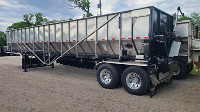 2025 TRINITY TRAILER MFG 42x96 Tandem Axle Stainless Steel Belt Trailer ...