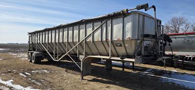 Trinity 42x96 Tandem Axle Stainless Steel Belt Trailer - Air Ride, Fixed Axle