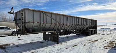 Trinity 50x96 Tri Axle Stainless Steel Belt Trailer - Air Ride, Fixed Axle