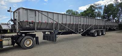 Trinity 50x96 Tri Axle Stainless Steel Belt Trailer - Air Ride, Fixed Axle