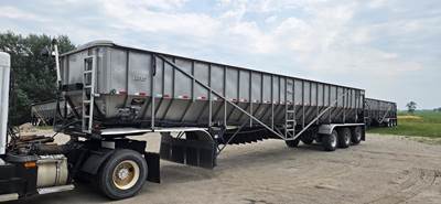 Trinity 50x96 Tri Axle Stainless Steel Belt Trailer - Air Ride, Fixed Axle