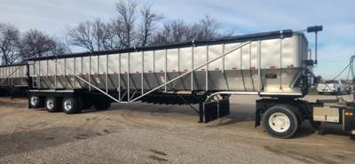 Trinity 50x102 Tri Axle Stainless Steel Belt Trailer - Air Ride, Fixed Axle