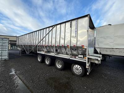 Trinity Eagle Bridge 53ft Quad Axle Stainless Steel Belt Trailer - Hendrickson