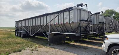 Trinity Eagle Bridge 50x96 Tri Axle Stainless Steel Belt Trailer - Air Ride, Fixed Axle
