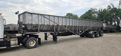 Trinity Eagle Bridge 50x96 Tri Axle Stainless Steel Belt Trailer - Air Ride, Fixed Axle