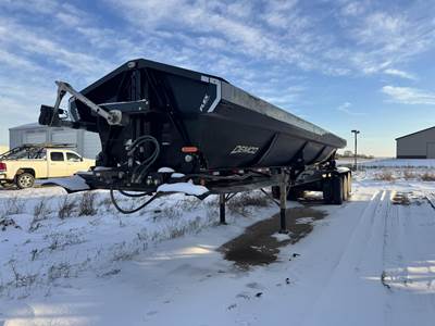 Demco 4234 REAR LIFT ELEC TARP Side Dump Trailer