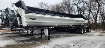 SmithCo 4736 65 YARD HIGH VOLUME SIDE WITH 24" EXTENSIONS Side Dump Trailer