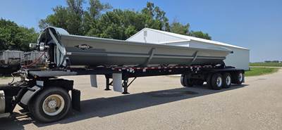 SmithCo 4736 SPREAD TRI REAR LIFT ALL DUALS Side Dump Trailer