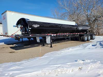 SmithCo 4736 SUPER TRI AXLE WITH REAR LIFT Side Dump Trailer