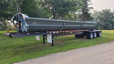 SmithCo 4736 SUPER TRI AXLE WITH REAR LIFT Side Dump Trailer