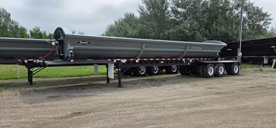 SmithCo 4736 SUPER TRI AXLE WITH REAR LIFT Side Dump Trailer
