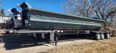 SmithCo 55 YARD 4736 SHV SUPER TRI REAR LIFT Side Dump Trailer