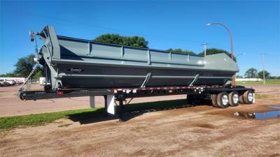 SmithCo 65 YARD 4736 MHV WITH 24" EXTENSIONS Side Dump Trailer