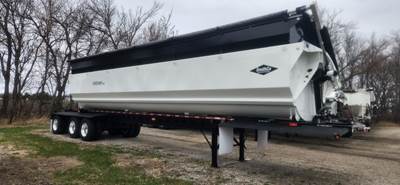 SmithCo 65 YARD MHV WITH 24" EXTENSIONS Side Dump Trailer
