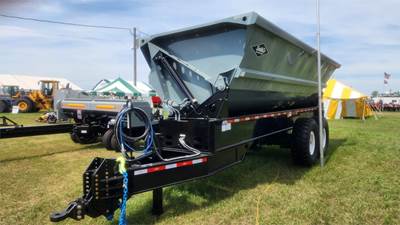 SmithCo CP20 FIELD PULL PUP TRAILER Side Dump Trailer
