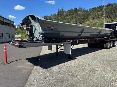 SmithCo Super Tri Axle With Rear Lift Side Dump Trailer