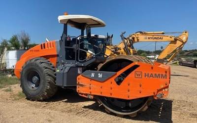 Hamm H10iP Padfoot Roller Compactor