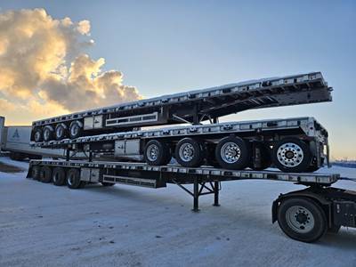 WILSON 53 FT Quad Axle Flatbed Trailer - Air Ride