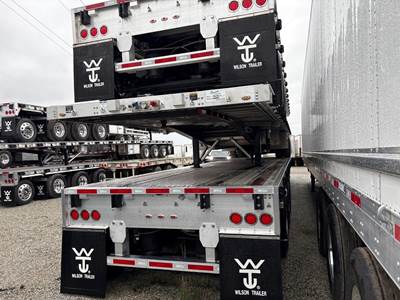 WILSON 53 FT Quad Axle Flatbed Trailer - Air Ride